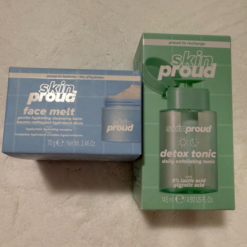 Skin Proud Face Melt and Detox Tonic Set